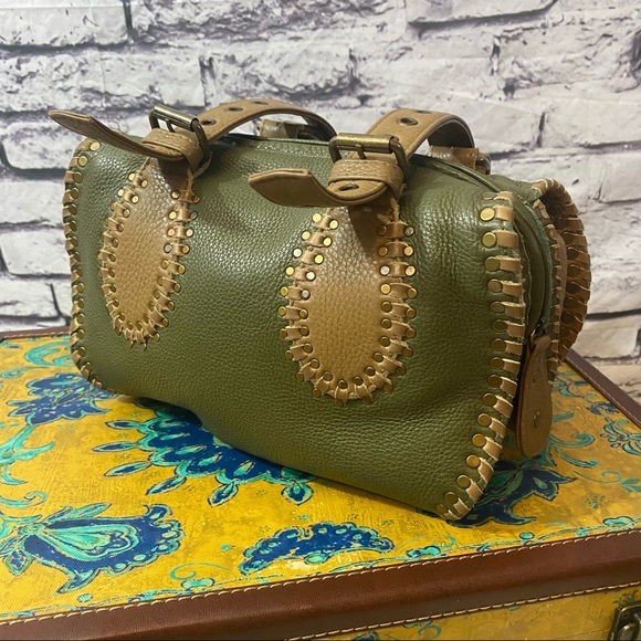 Carlos Falchi Handbags - Fatto A Mano by Carlos Falchi Leather Bag